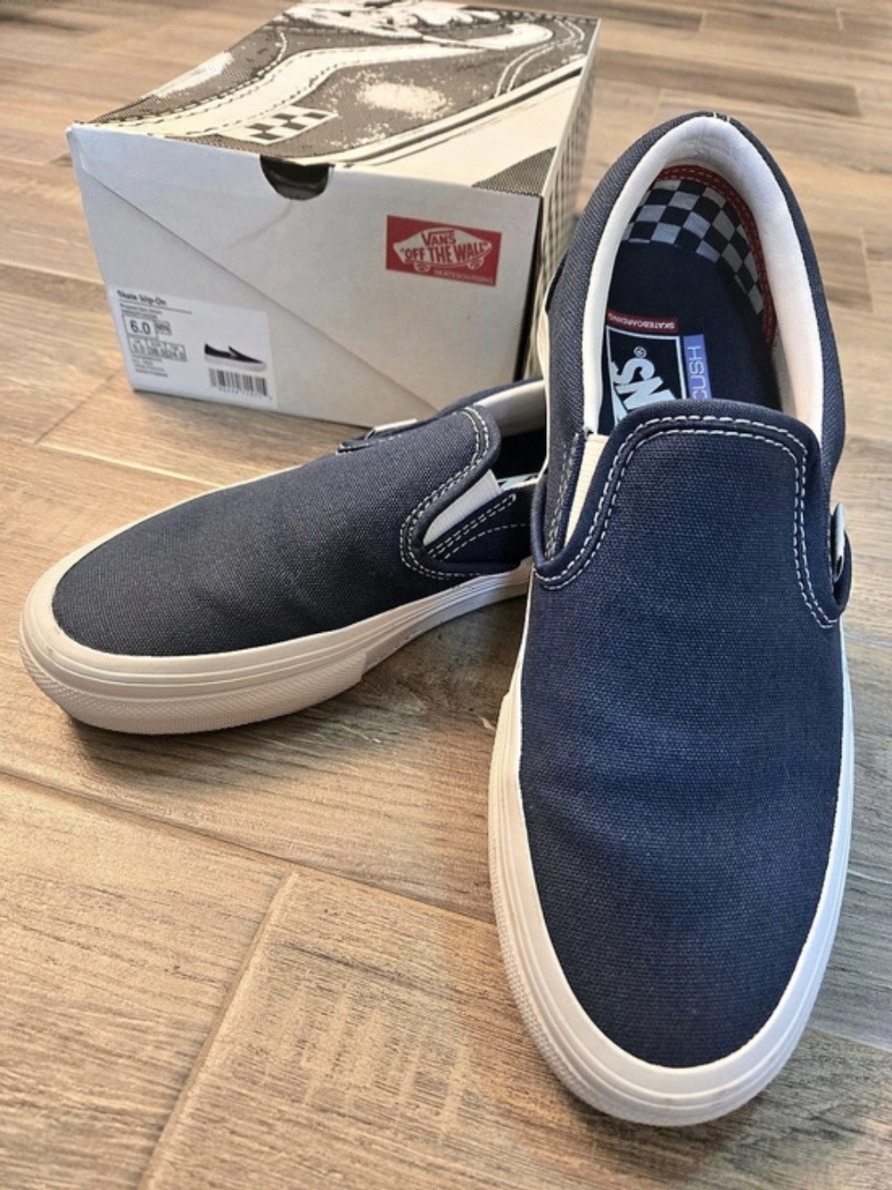 Vans Classic Slip-On Blue US 6 Like New